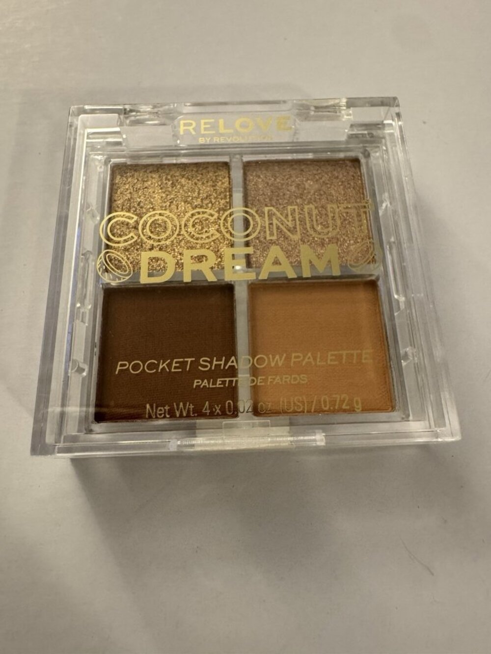 New Revolution Coconut Dream Eyeshadow Palette KA